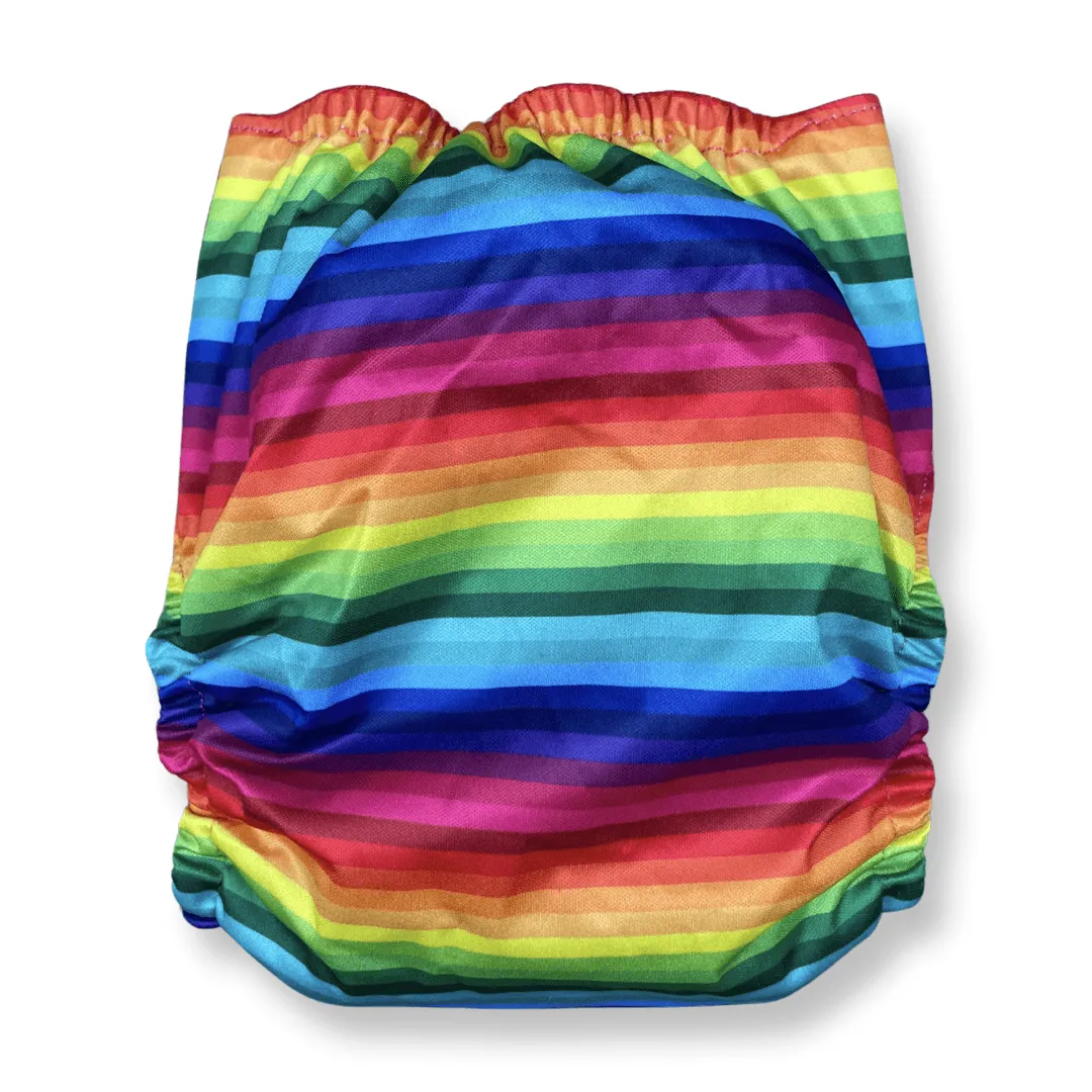 Cherrybottoms Pocket Nappy - Rainbow PUL