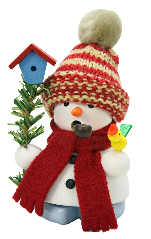 Christian Ulbricht Smoker - Snowman with Bird House