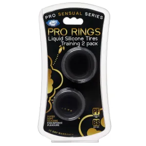 Cloud 9 Pro Rings Liquid Silicone Tires 2 Pack - Black