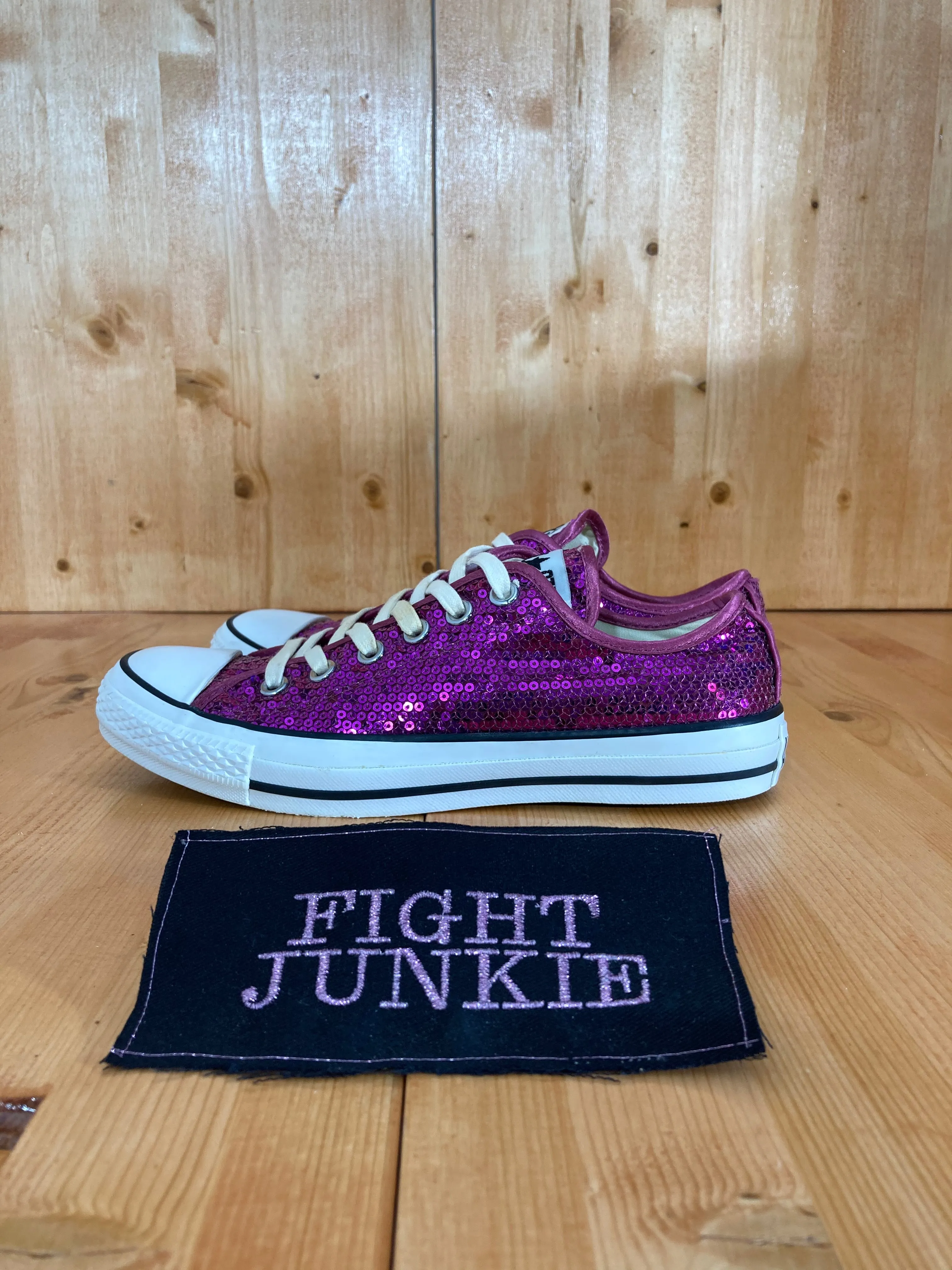 CONVERSE ALL STAR SPECIALTY OX SEQUINS Women Size 8 Low Top Shoes Sneakers