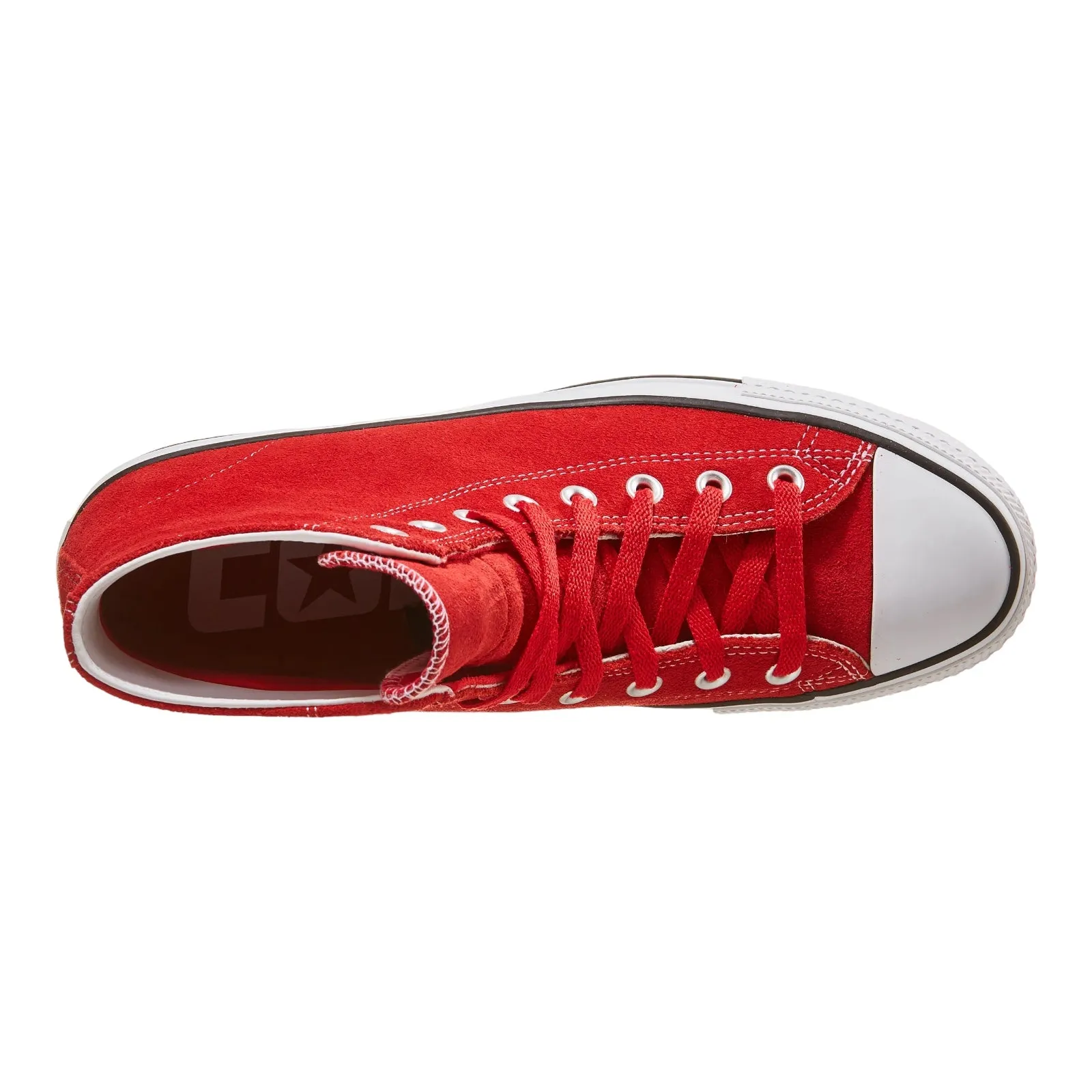 Converse CTAS Pro Hi Shoes
Red/White/Black Suede