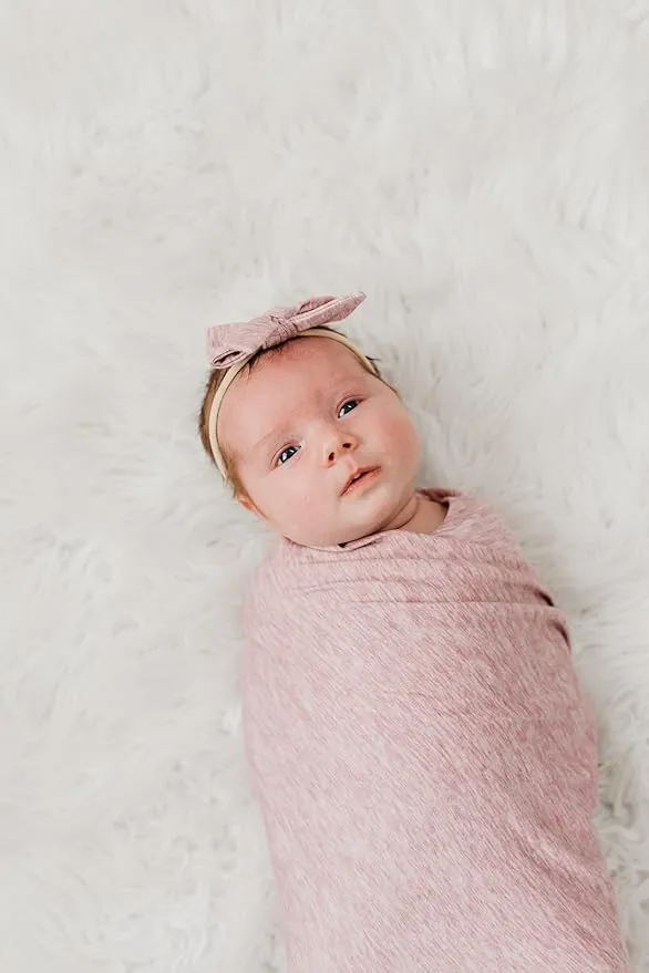 Copper Pearl Knit Swaddle Blanket - Maeve