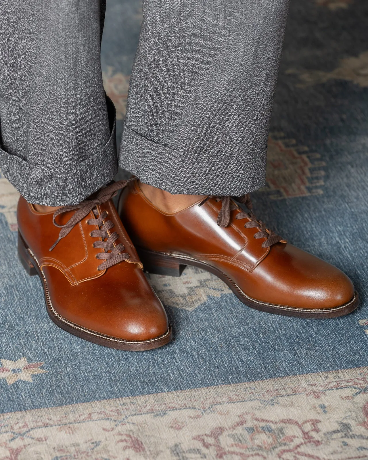 Cordovan Service Shoes - Bourbon