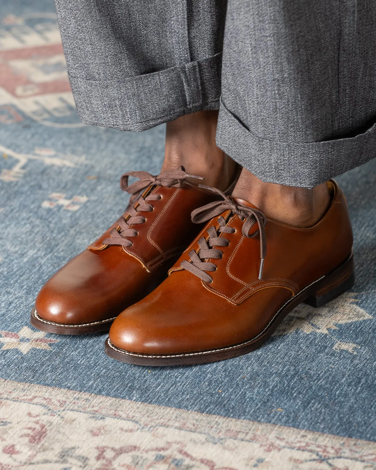 Cordovan Service Shoes - Bourbon