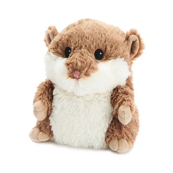 Cozy Plush Brown Hamster Microwave Animal Toy