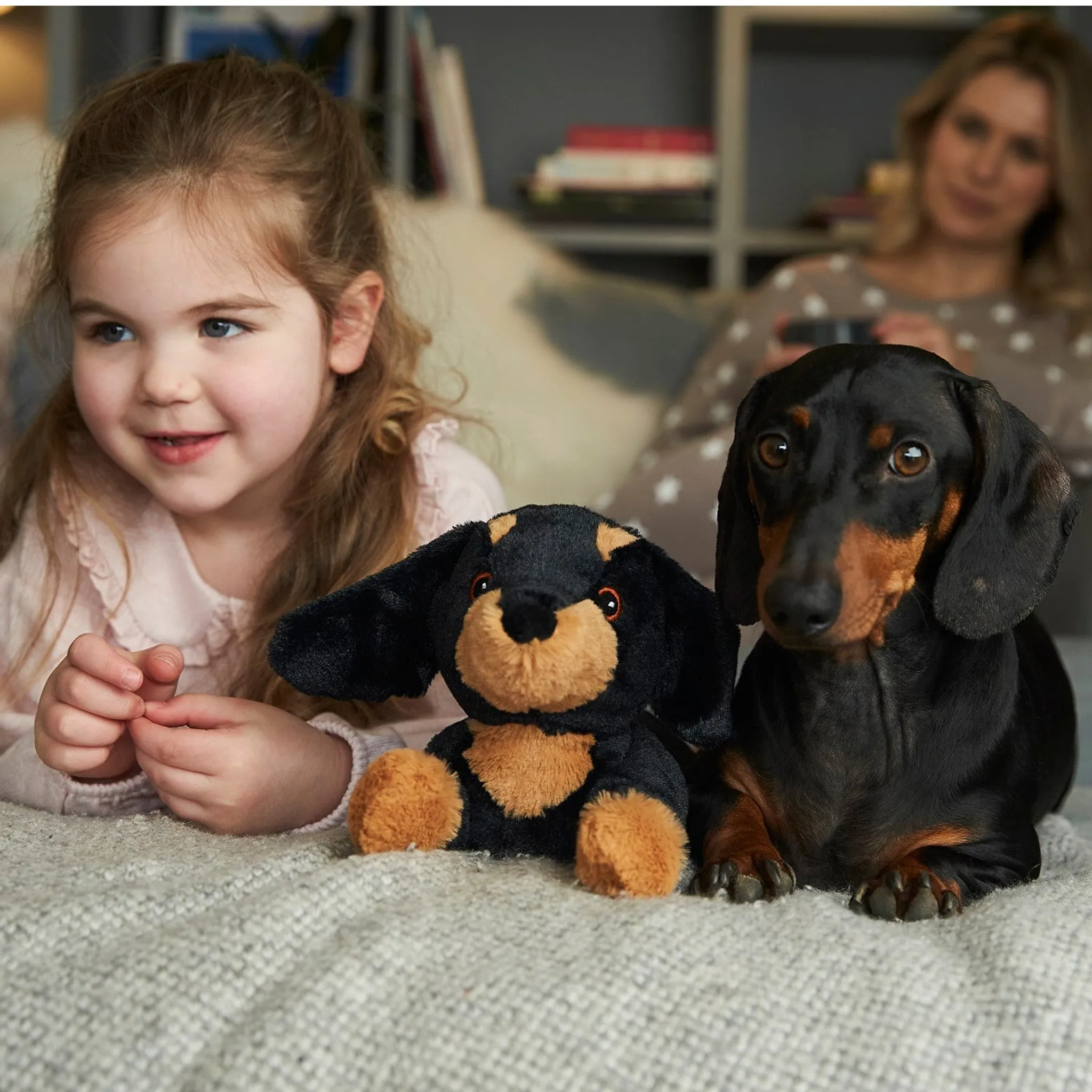 Cozy Plush Dachshund Microwave Animal Toy