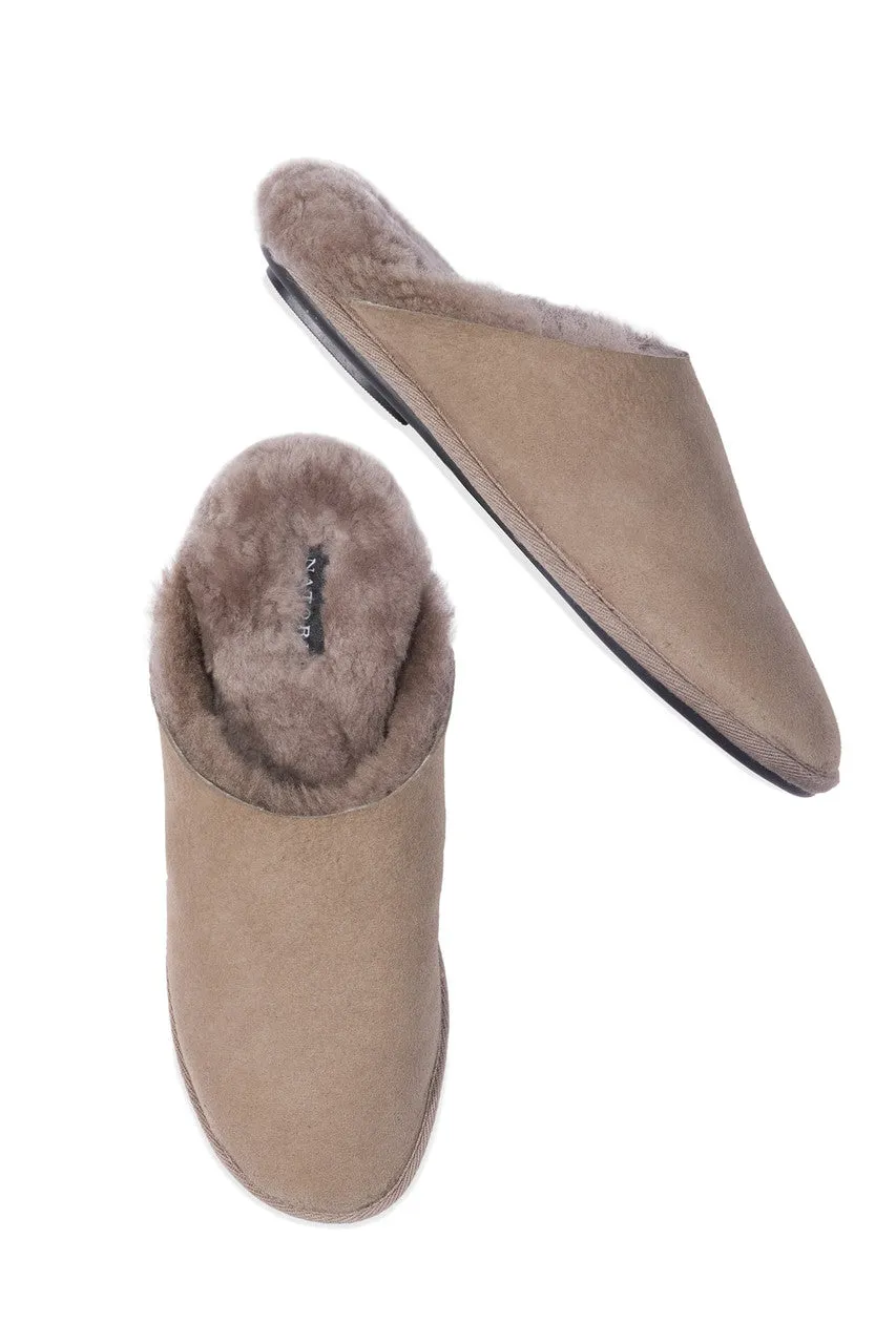 Cuddle Genuine Reverse Shearling Slipper Slide