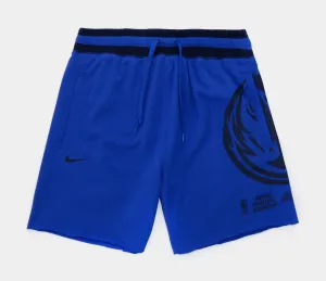 Dallas Mavericks Fleece Short Mens Shorts (Blue)