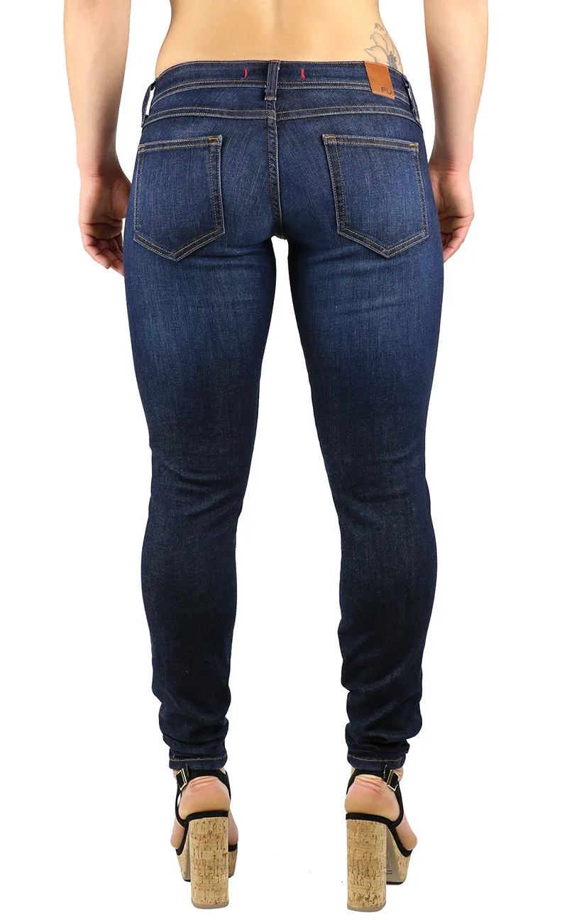 Dana Low Rise Skinny Dark Wash