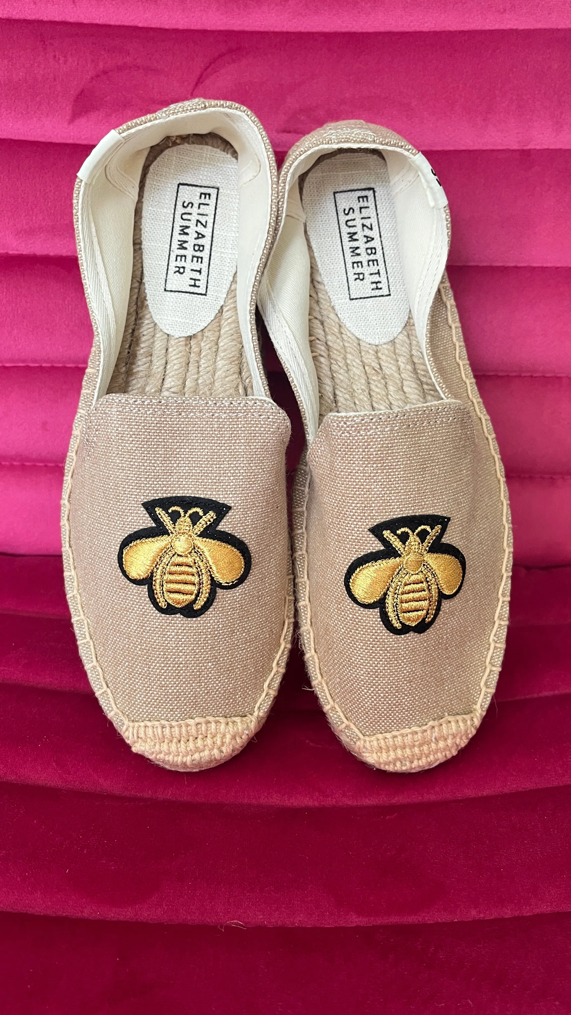 Espadrilles - Sand with Bees