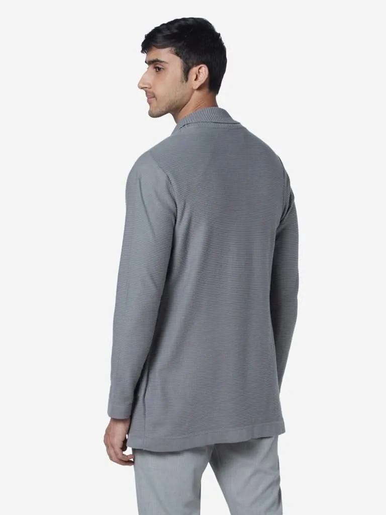 ETA Dark Grey Slim-Fit Jacket