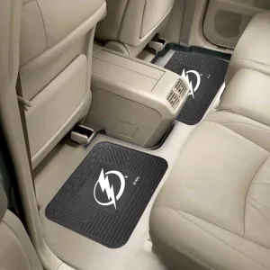 Fanmats Tampa Bay Lightning Back Seat Car Utility Mats - 2 Piece Set