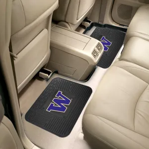 Fanmats Washington Huskies Back Seat Car Utility Mats - 2 Piece Set