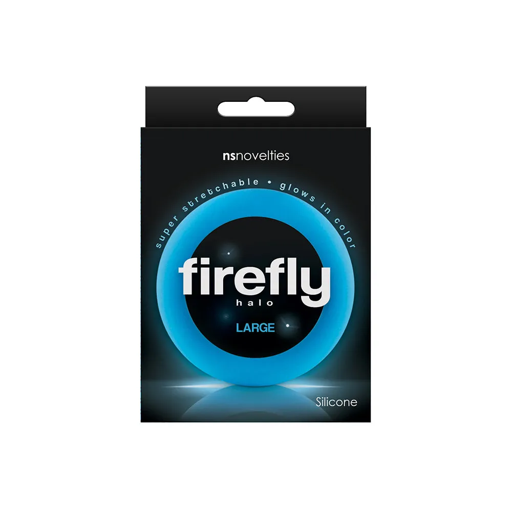 Firefly Halo Cock Ring Large Blue