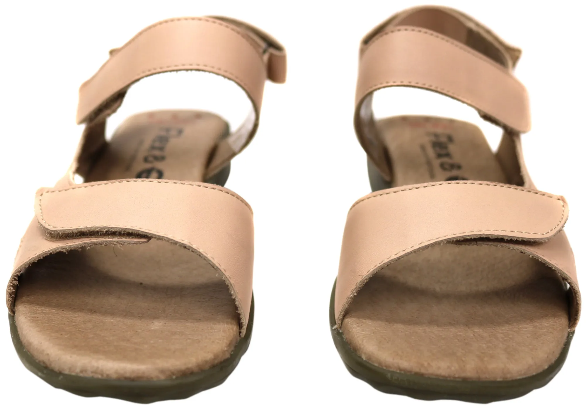 Flex & Go Carmella Womens Comfortable Leather Sandals Made In Portugal