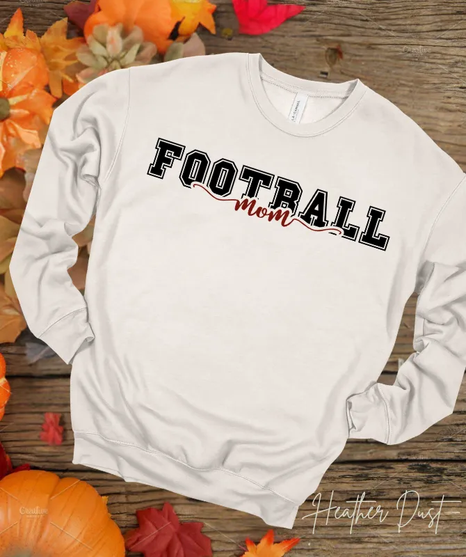 Football Mom Script Sweatshirt