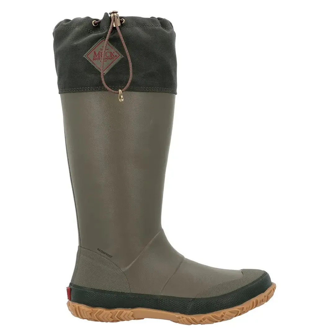 Forager Wellingtons - Burnt Olive/Moss Green by Muckboot