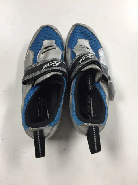 Forte Silver/Blue Sr 7 Used Biking Shoes