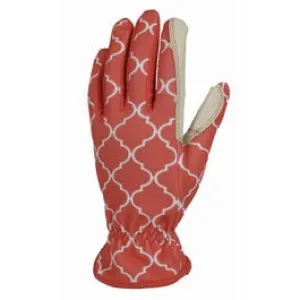 Garden Gloves, High-Performance, Leather Palm, Women's Large