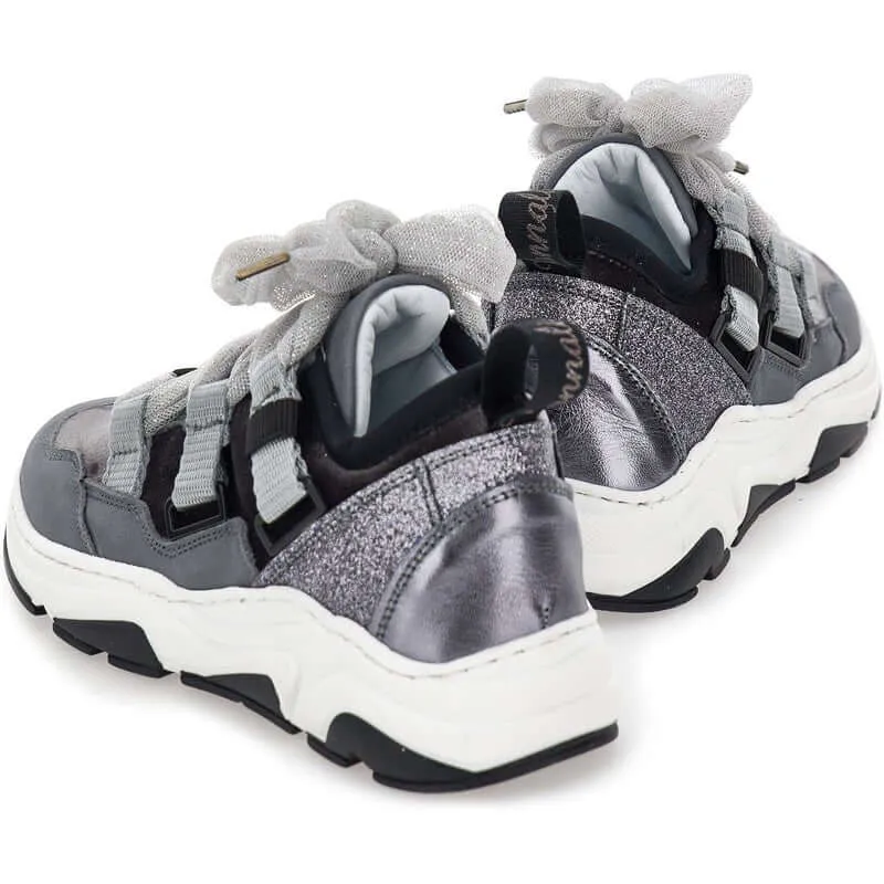 Girls Grey Trainers