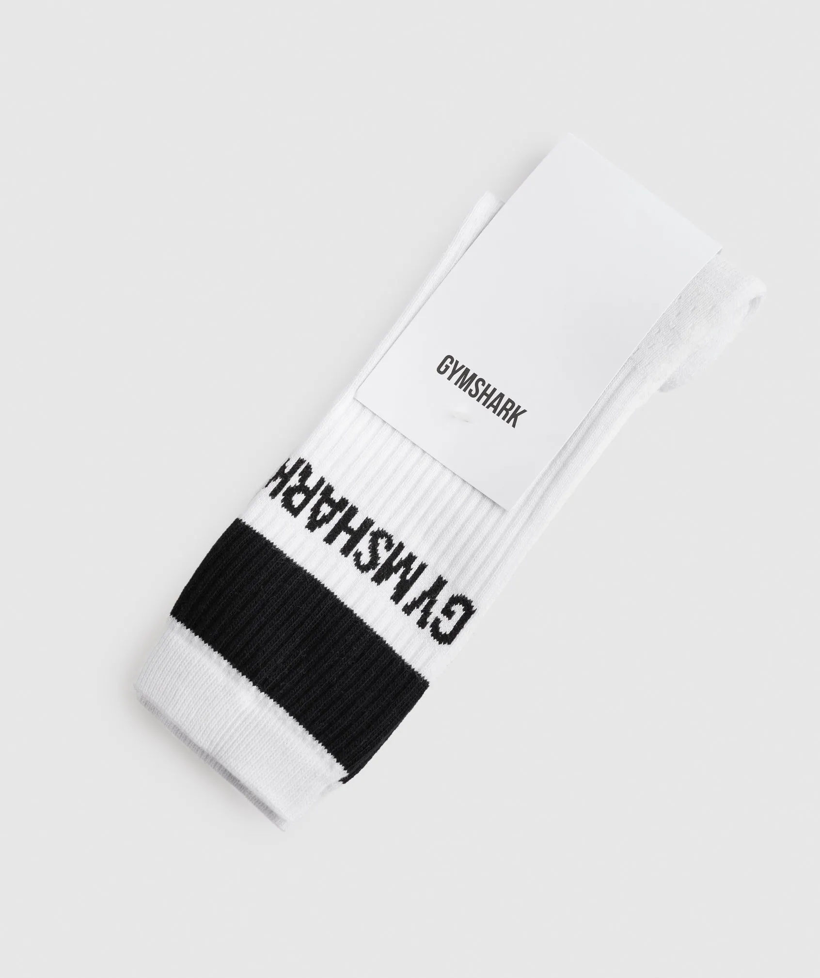 Gymshark Crew Socks 1pk - White