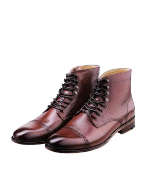 Heimdall Loki Cap Toe Brogue Brown