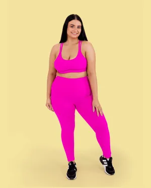 HERO Super Hold Leggings Cerise Pink