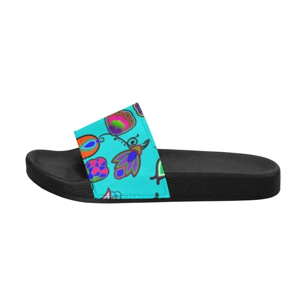 Indigenous Paisley Sky Women's Slide Sandals