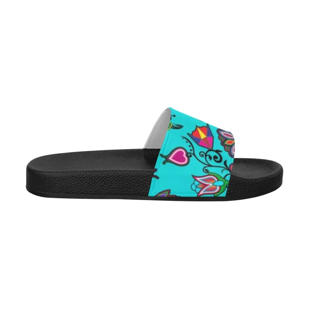 Indigenous Paisley Sky Women's Slide Sandals