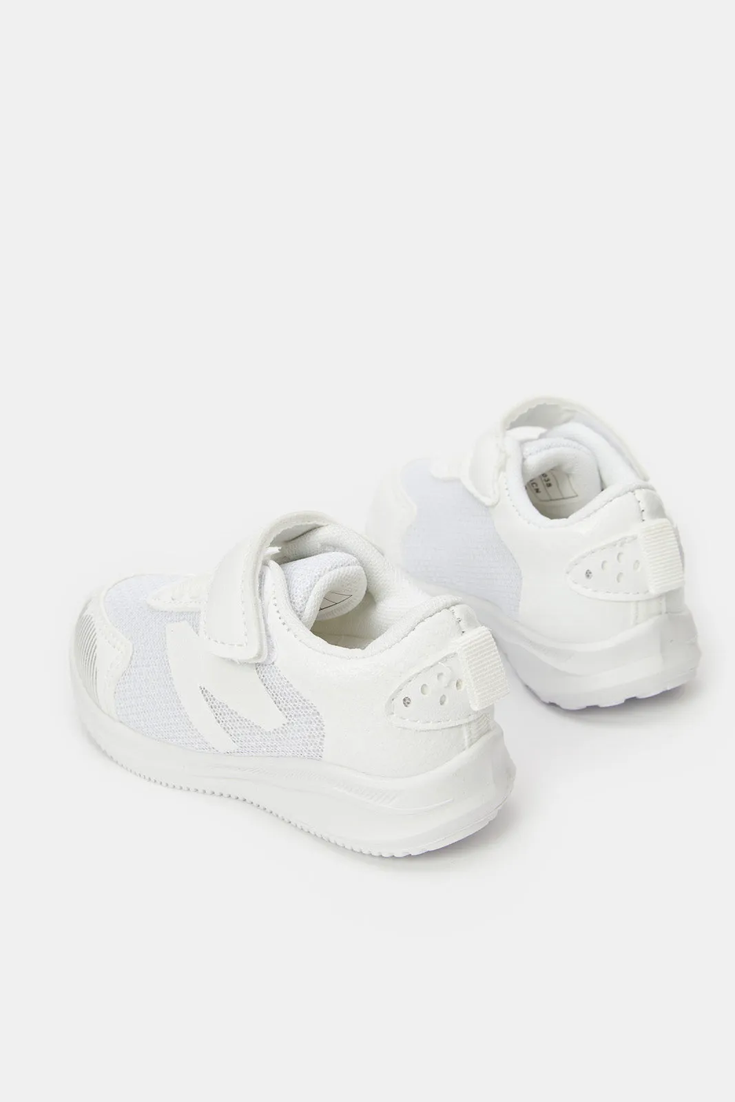 Infant Boys White Slip-On Trainer