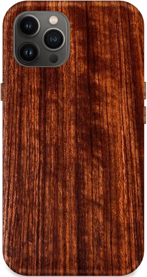 Kerf Select Figured Bubinga Wood Phone Case