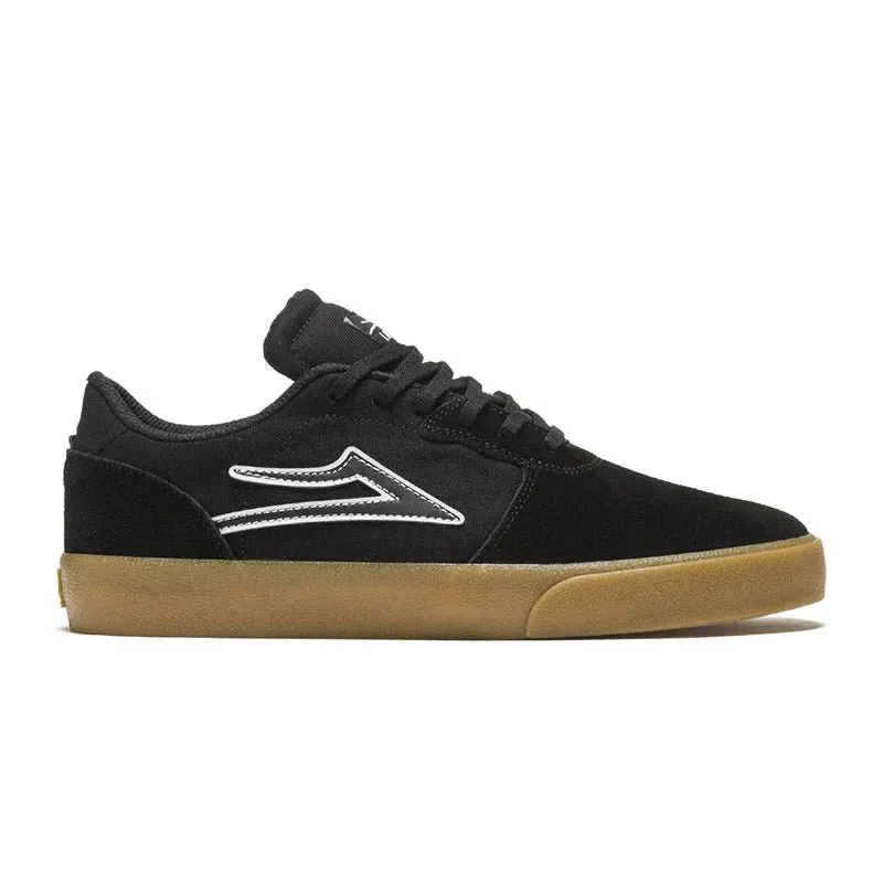 Lakai CARDIFF - BLACK/GUM SUEDE - 60.91% LEATHER 39.09% TEXTILE Shoes