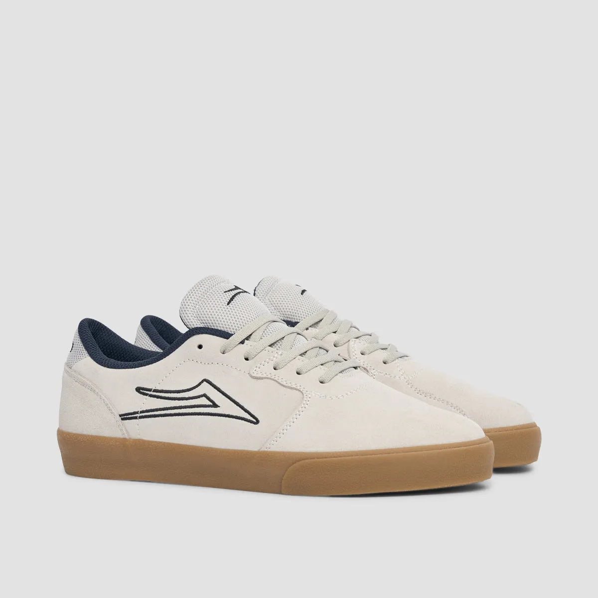 Lakai Cardiff Shoes - White/Gum Suede