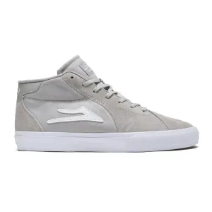 Lakai Flaco 2 Mid Skate Shoe - Light Grey Suede