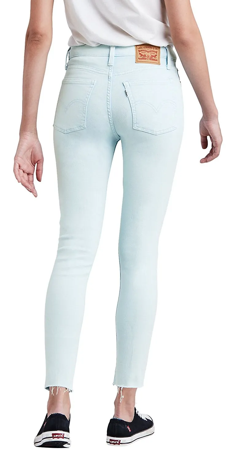 Levi's Women's Wedgie Skinny Jeans Stonewash Iced Aqua