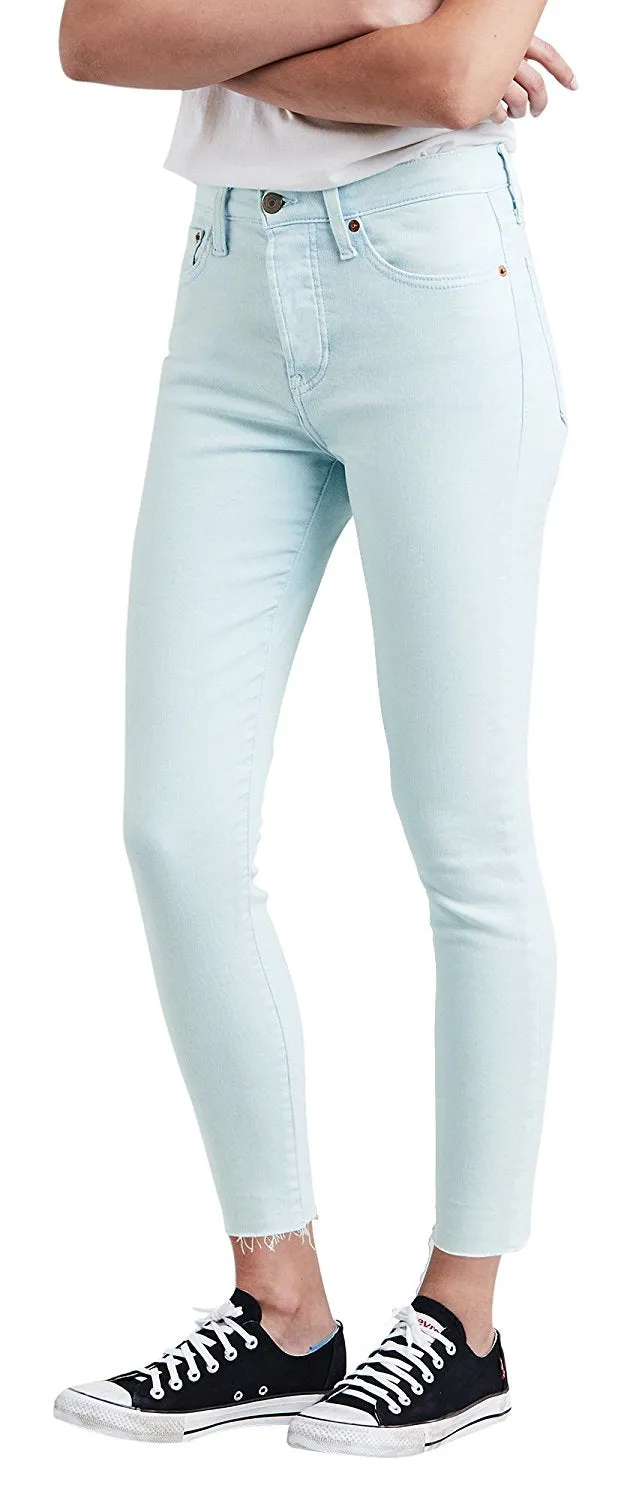 Levi's Women's Wedgie Skinny Jeans Stonewash Iced Aqua