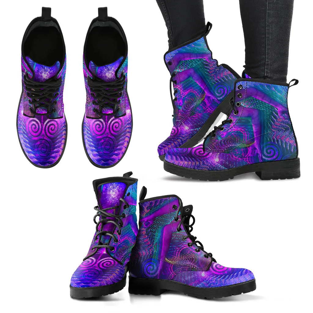 Luminous Presence Leather Boots