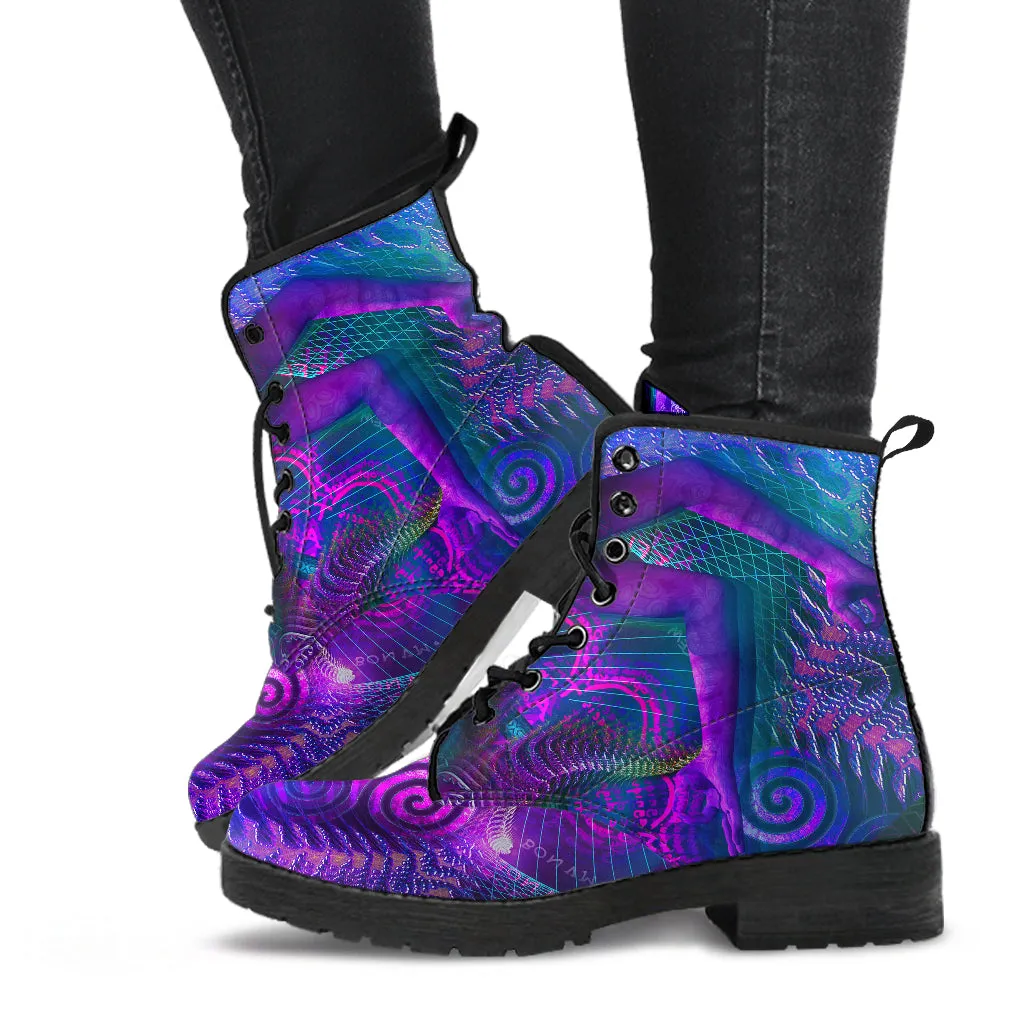 Luminous Presence Leather Boots