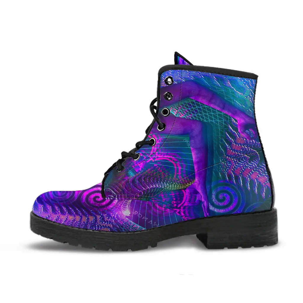 Luminous Presence Leather Boots