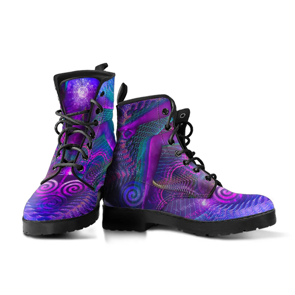 Luminous Presence Leather Boots