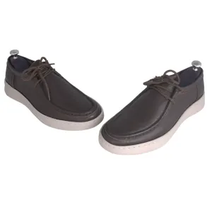 Medical casual shoe / 100% nubuck genuine leather / brown color -8754