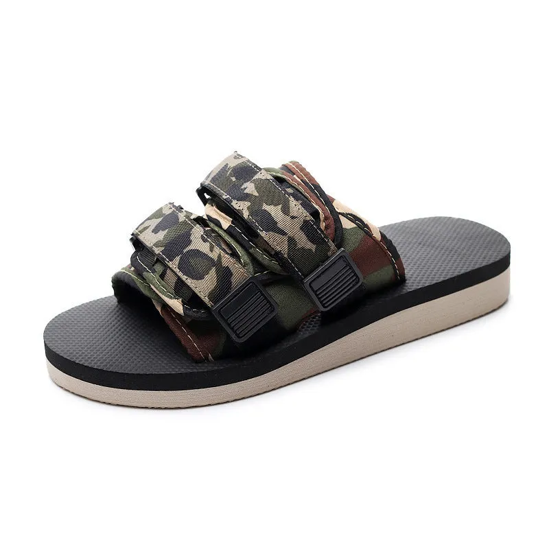 Men Beach Shoes Summer Black Slippers Men Beach Shoes Room