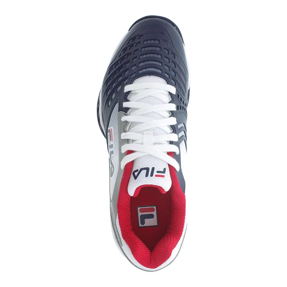 Men's Axilus 2 Energized Tennis Shoes White and Navy