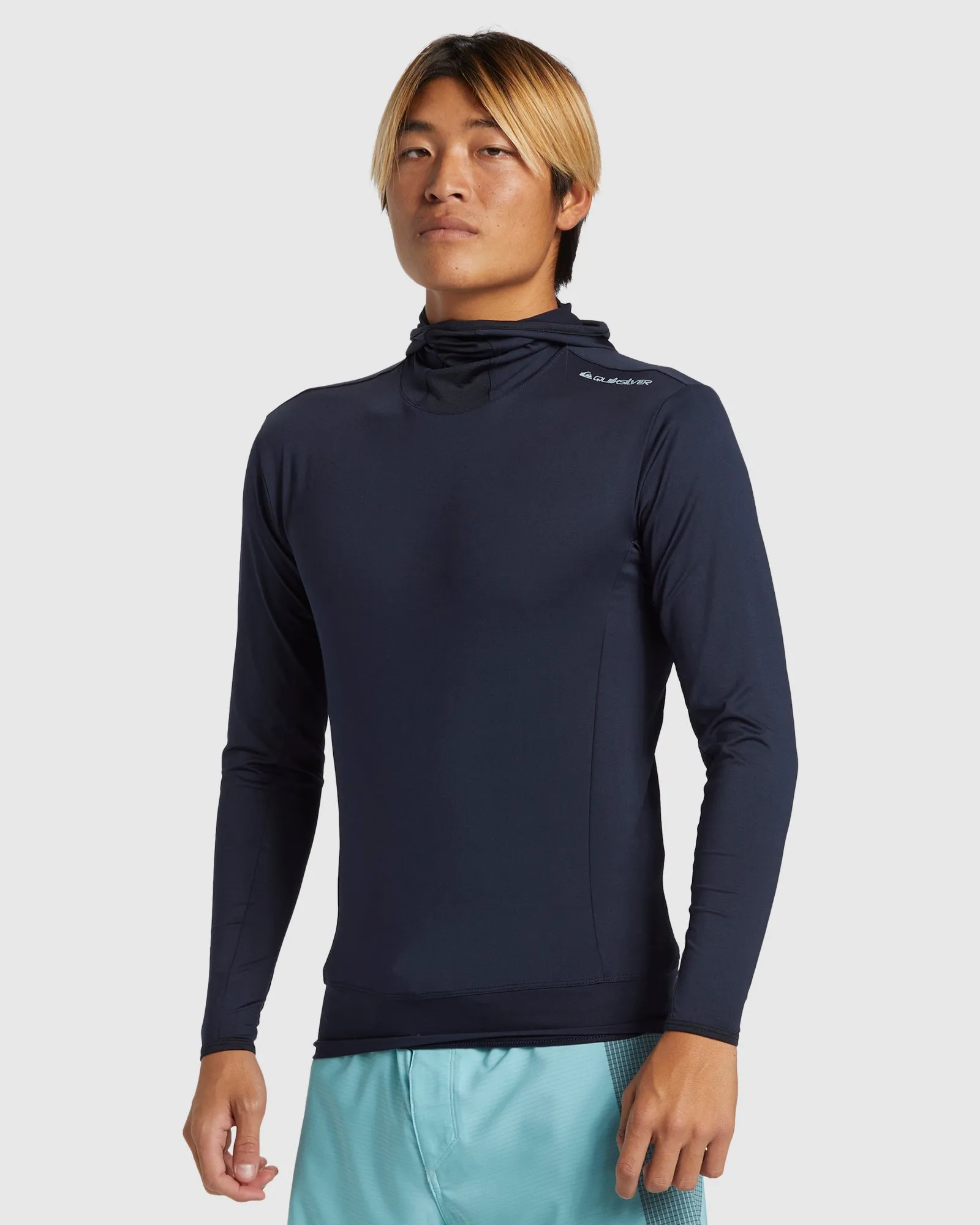 Mens Highline Long Sleeve UPF 50 Hooded Surf T-Shirt