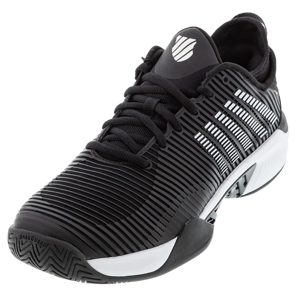 Men's Hypercourt Supreme Tennis Shoes Black and White