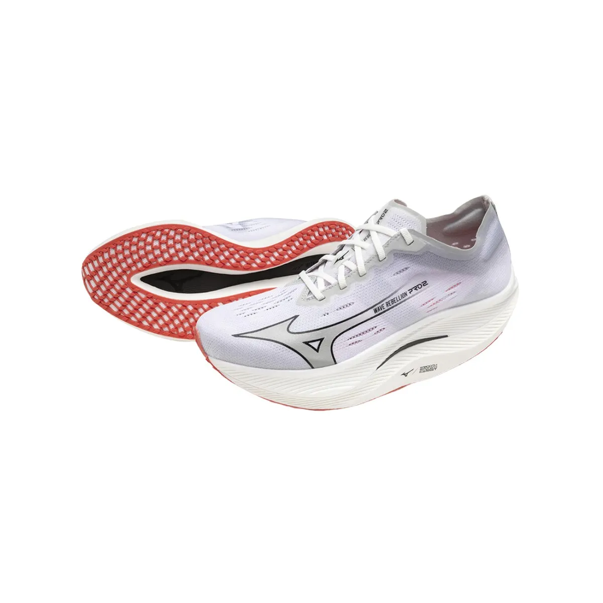 Mizuno Wave Rebellion Pro 2 White Grey Black SS24