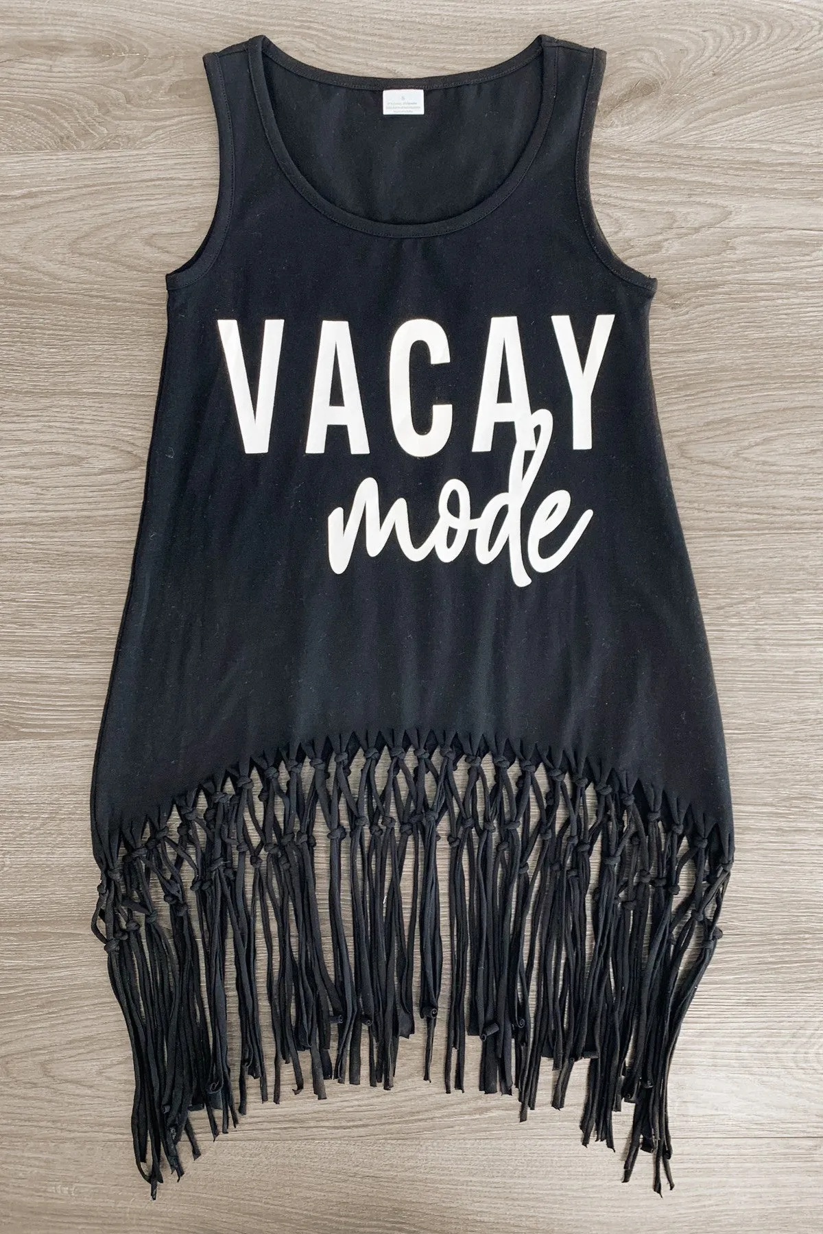 Mom & Me - "Vacay Mode" Black Tank Top