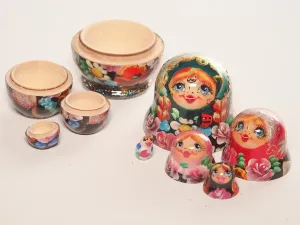 Nesting Doll in Blue - 5 Pieces