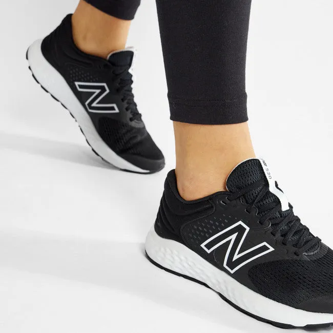 New Balance 520v7 Trainers - Black/White