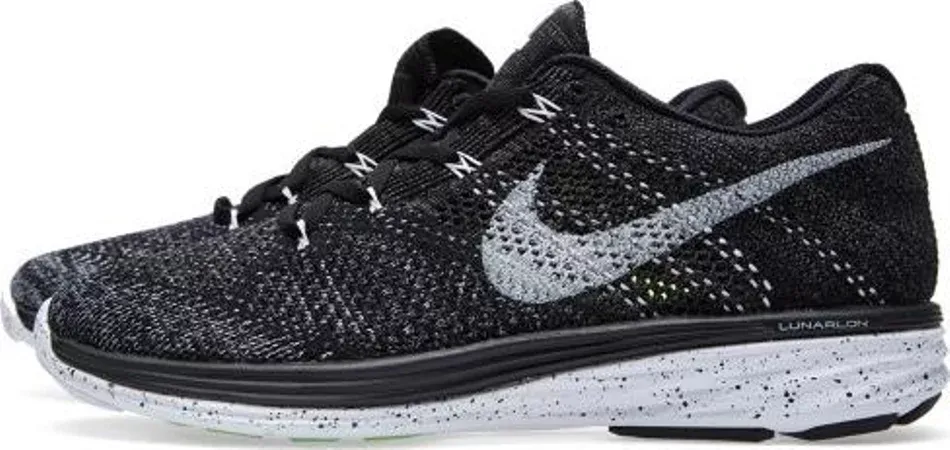 NIKE FLYNIT LUNAR3-CHARCOAL/BLACK/DARK GREY